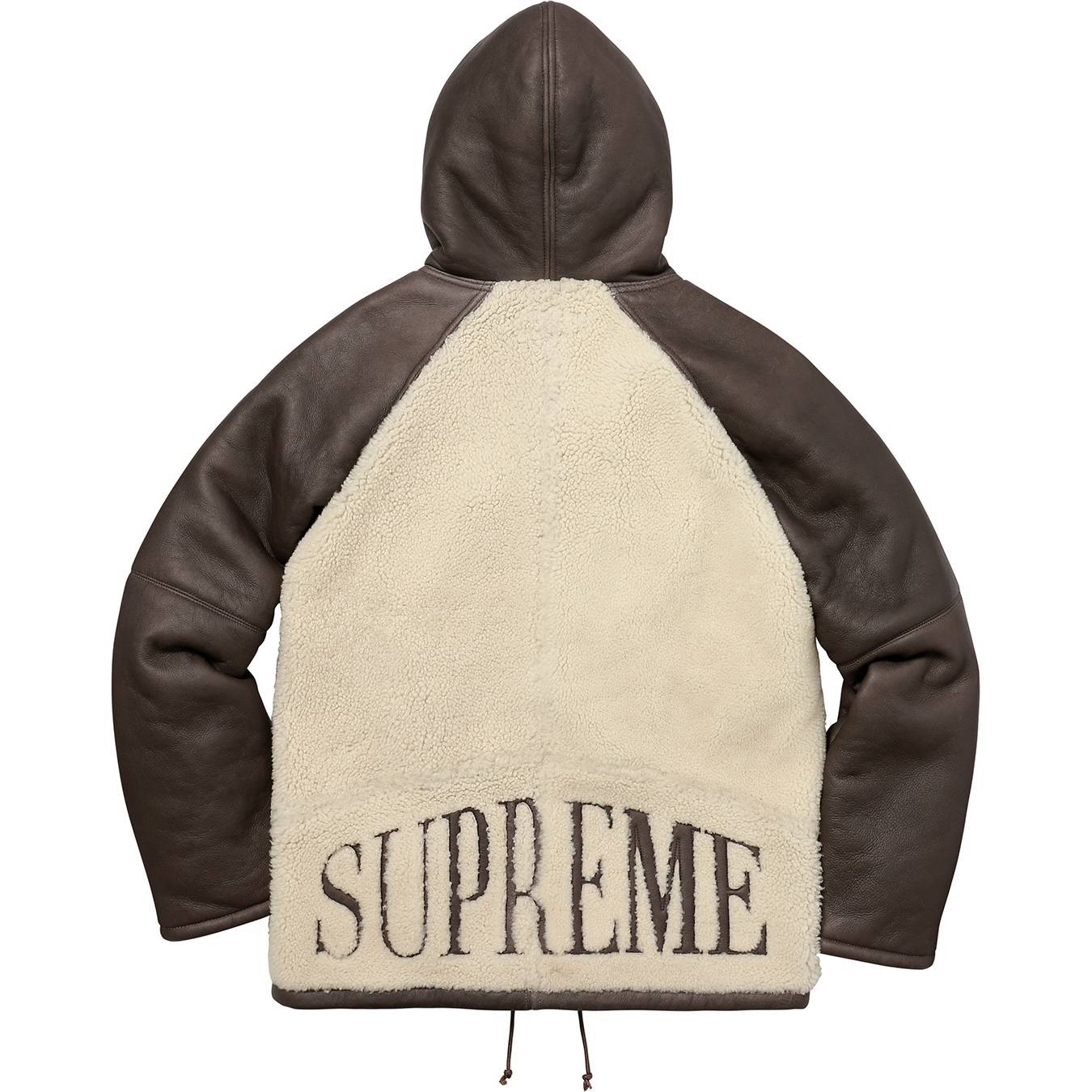 Reversed Shearling Hooded Jacket view 2